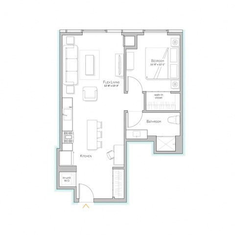 Sage West Loop | 1 Bedroom Apartment in West Loop | Luxury Apartment | Large One Bedroom Apartment